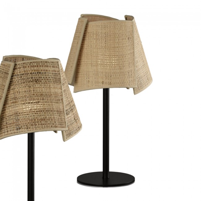Lampe á poser Naburu Rafia Classic