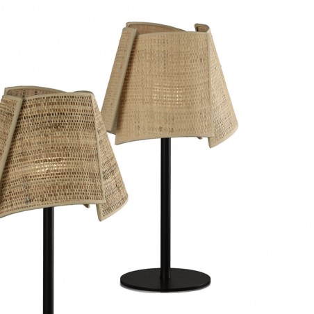 Lampe á poser Naburu Rafia Classic