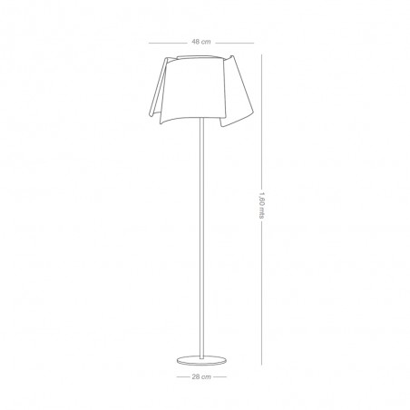 Lampadaire Naburu Rafia Nature