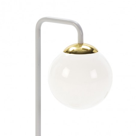 Lampe á poser Moteo Blanc-Or
