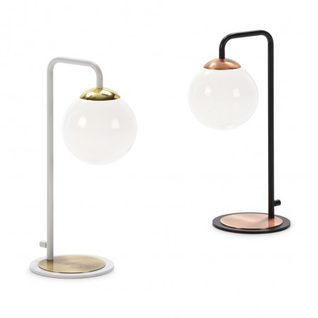 Lampe á poser Moteo Noir-Cuivre
