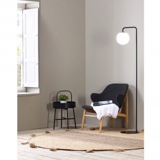 Lampadaire Moteo Noir-Crome