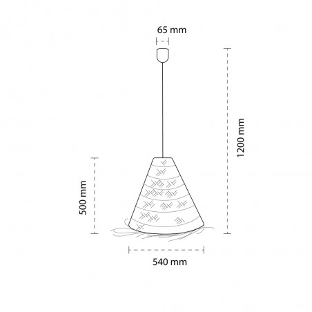 Ceiling Lamp Nidas III