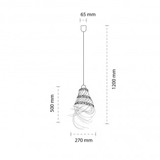 Lampe de suspension Siegra