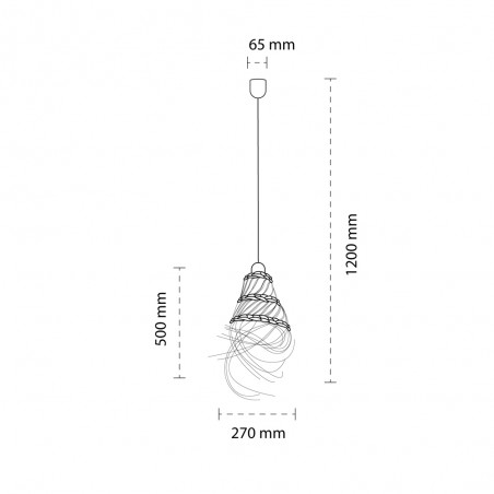 Lampe de suspension Siegra