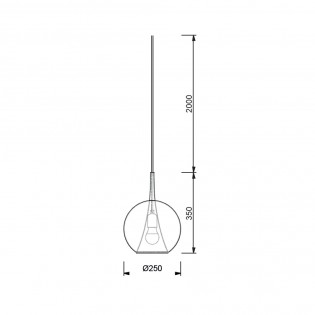 Lámpara de techo Elsa (sin...