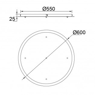 Florón para lámparas de...