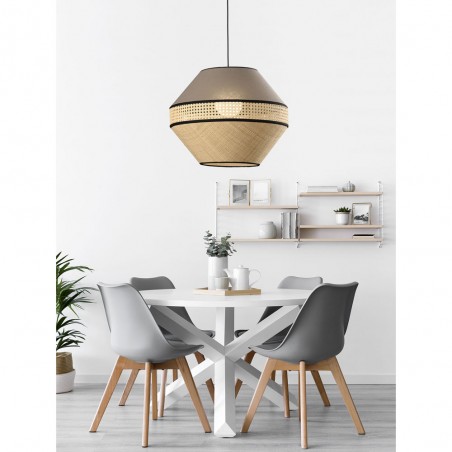 Lampe de plafond Cabolino Gris