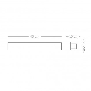 Applique pour bains LED Mega Blanc (10W)