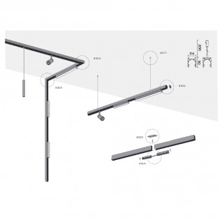 Carril magnético de...