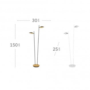 Lámpadaire LED Ciudad Del Cabo (12W)