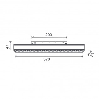 Foco LED magnético Magneto Recto (16W)