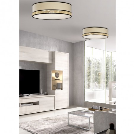 Plafonnier Falenea Beige 60 (4 lumieres)
