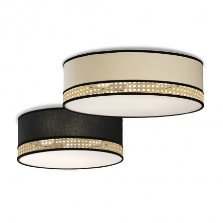 Plafonnier Falenea Beige 60 (4 lumieres)