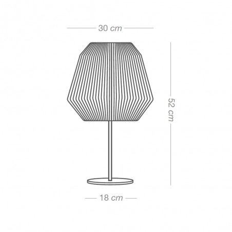 Lampe á poser Cordo Sable