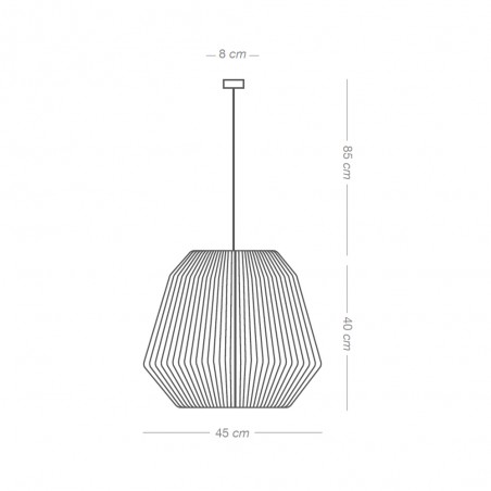 Lampe de suspension Cordo Sable