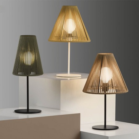 Lampe à poser Cerlina Moutarde 30