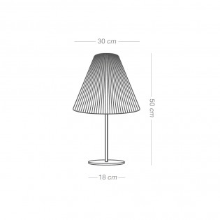 Lampe à poser Cerlina Índigo 30