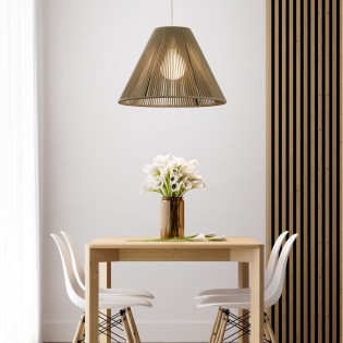 Lampe de plafond Cerlina Sable
