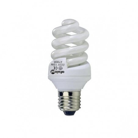 Ampoule spiral 9W (E14). Basse consommation
