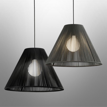 Lampe de plafond Cerlina Noir