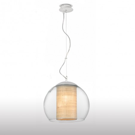 Lampe de plafond Bola Rafia 35