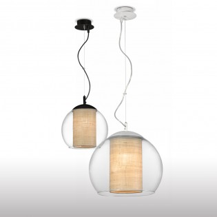 Lampe de plafond Bola Rafia 35