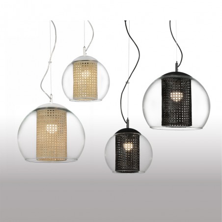 Lampe de plafond Bola Enea Noir 35
