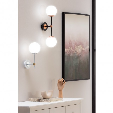 Applique Murale Merasi Blanc-Crome