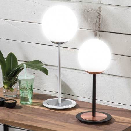 Lampe á poser Rodisa Noir-Cuivre