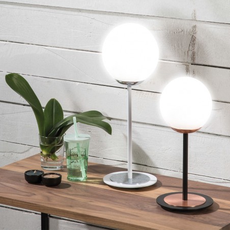 Lampe á poser Rodisa Noir-Cuivre