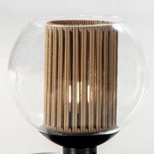 Lampe a pòser Bola Corde Or 25