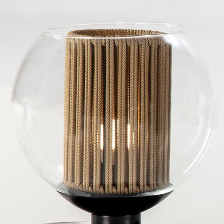 Lampe a pòser Bola Corde Or 25