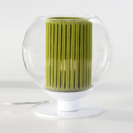 Lampe a pòser Bola Corde Vert 25