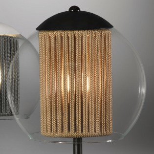 Lampe á poser Bola Corde Or