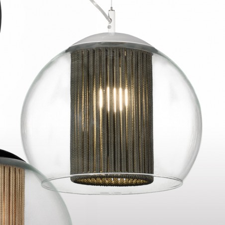 Lampe de plafond Bola Cord Mousse 35