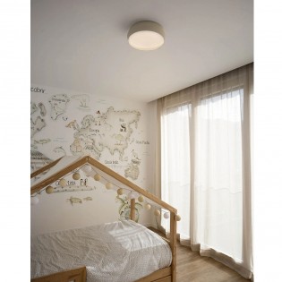 Plafonnier á LED Shoku Gris (24W)