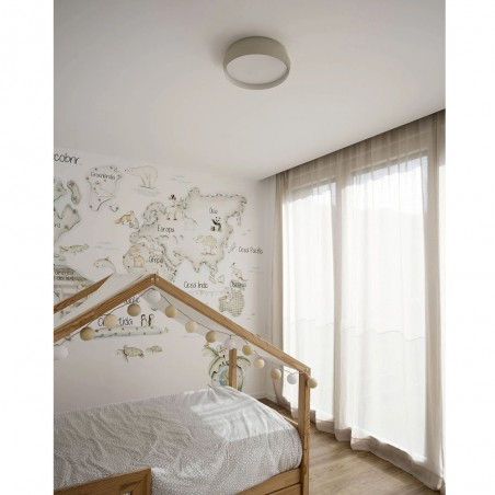 Plafonnier á LED Shoku Gris (24W)