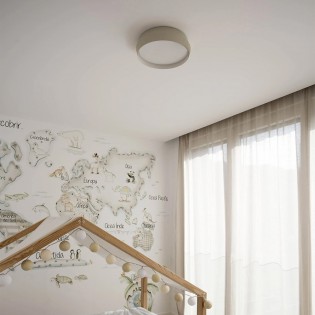 Plafonnier á LED Shoku Gris (24W)