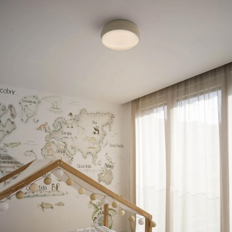 Plafonnier á LED Shoku Gris (24W)
