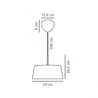 Lampe de plafond Clasi 30
