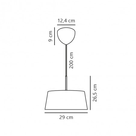 Lampe de plafond Clasi 30