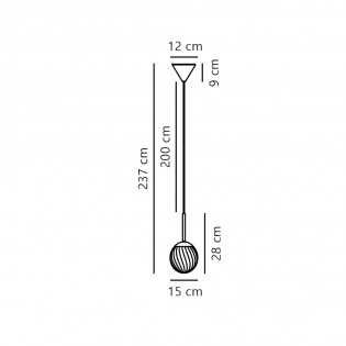 Lampe de suspension Chisell 15
