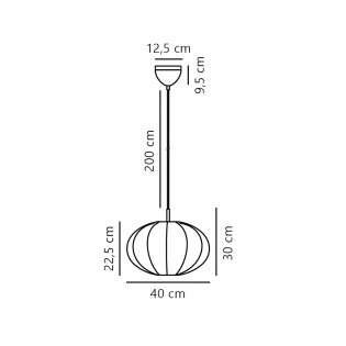 Lampe de plafond Aeron 40