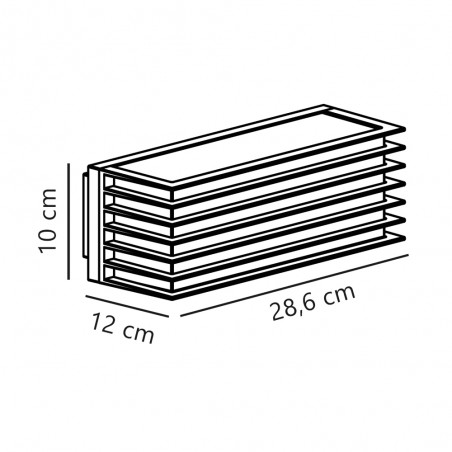 Applique Murale d'exterieur Fluctus (2 lumieres)