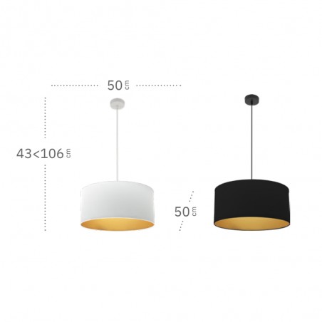 Lámpe de plafond Anuska 50