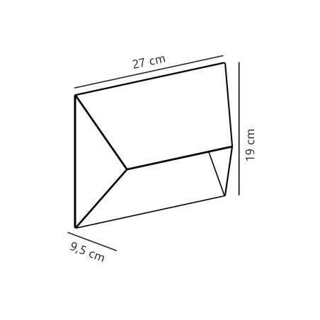 Applique extérieure galvanisée Pontio 27