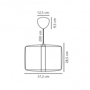 Lampe de plafond Cardine 35