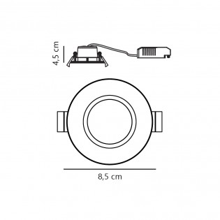 Encastré d'exterieur á LED Tiaki (6.5W)