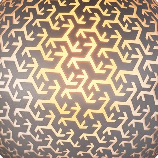 Ampoule LED E27 Pattern Dim Deco (6W)